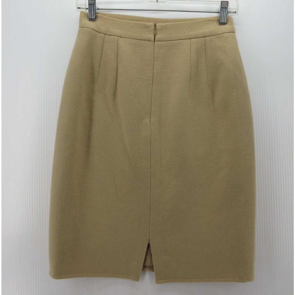 Jil Sander Skirt 4 Wool Straight Pencil Career Slit Lined Italy 40 - Picture 4 of 9